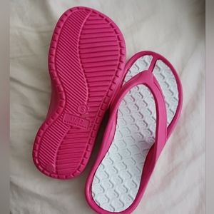 NEW sz S Pink Little Girls Flip Flops Sandals 11/12